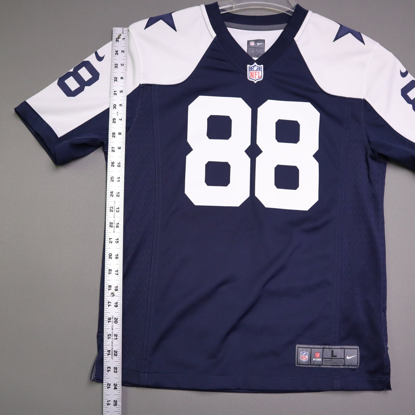 Nike Dallas Cowboys Dez Bryant 88 Jersey Youth Large 14 16 Navy Blue White NFL