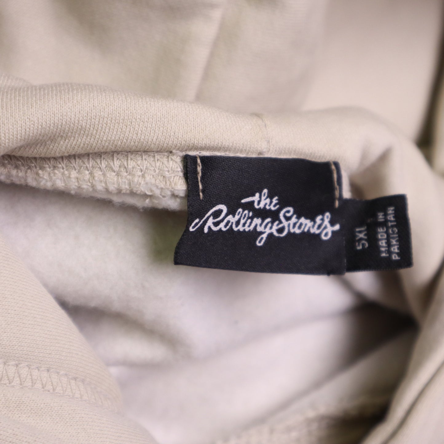 The Rolling Stones Wild Horses Beige Hoodie Sweatshirt 5XL Oversized Beige Cream