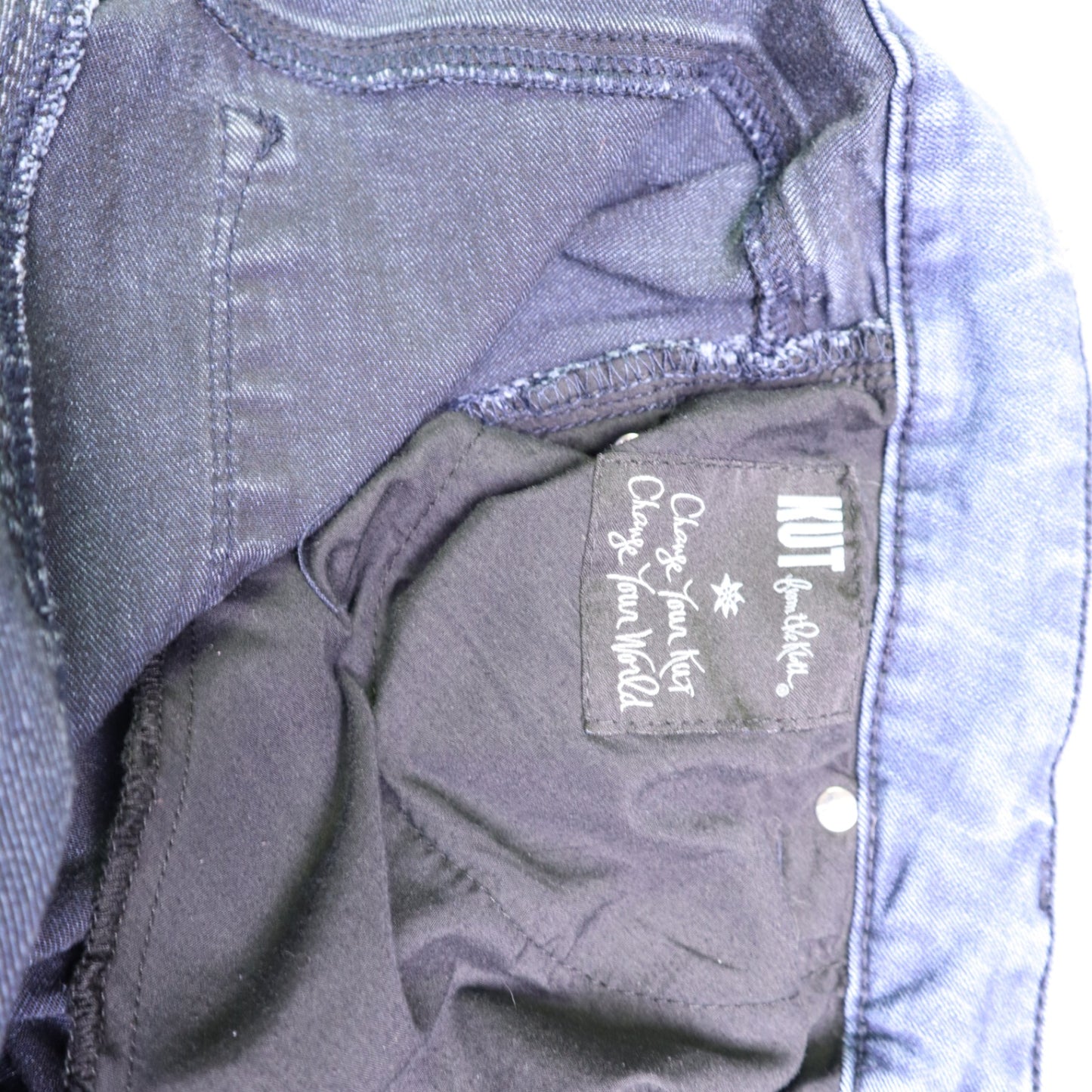 Kut From The Kloth Womens 16W Baby Bootcut Denim Jeans Medium Wash Stretch Blue