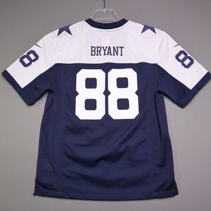 Nike Dallas Cowboys Dez Bryant 88 Jersey Youth Large 14 16 Navy Blue White NFL