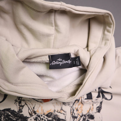 The Rolling Stones Wild Horses Beige Hoodie Sweatshirt 5XL Oversized Beige Cream