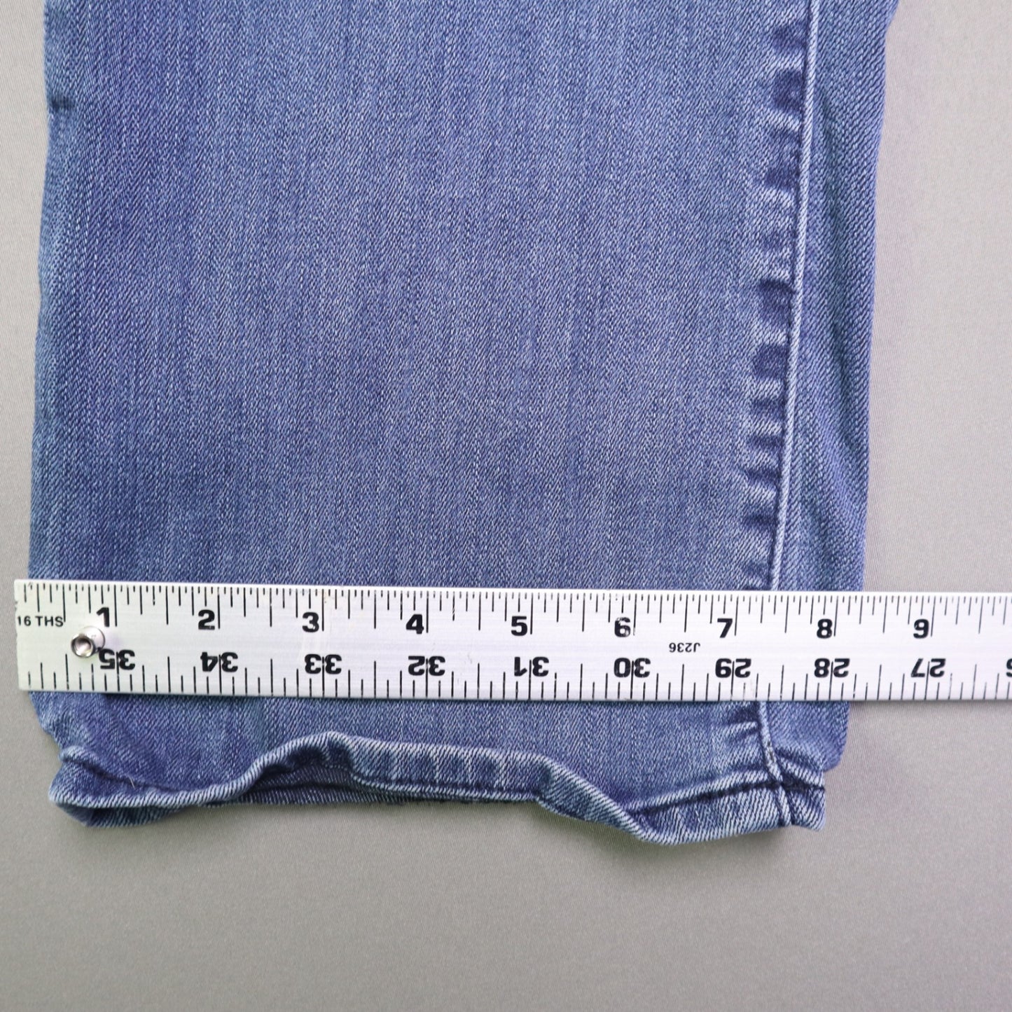 ANIKI Raw & Elegant Mens Jeans Sz 38 Heavy Stitch Distressed Straight Blue