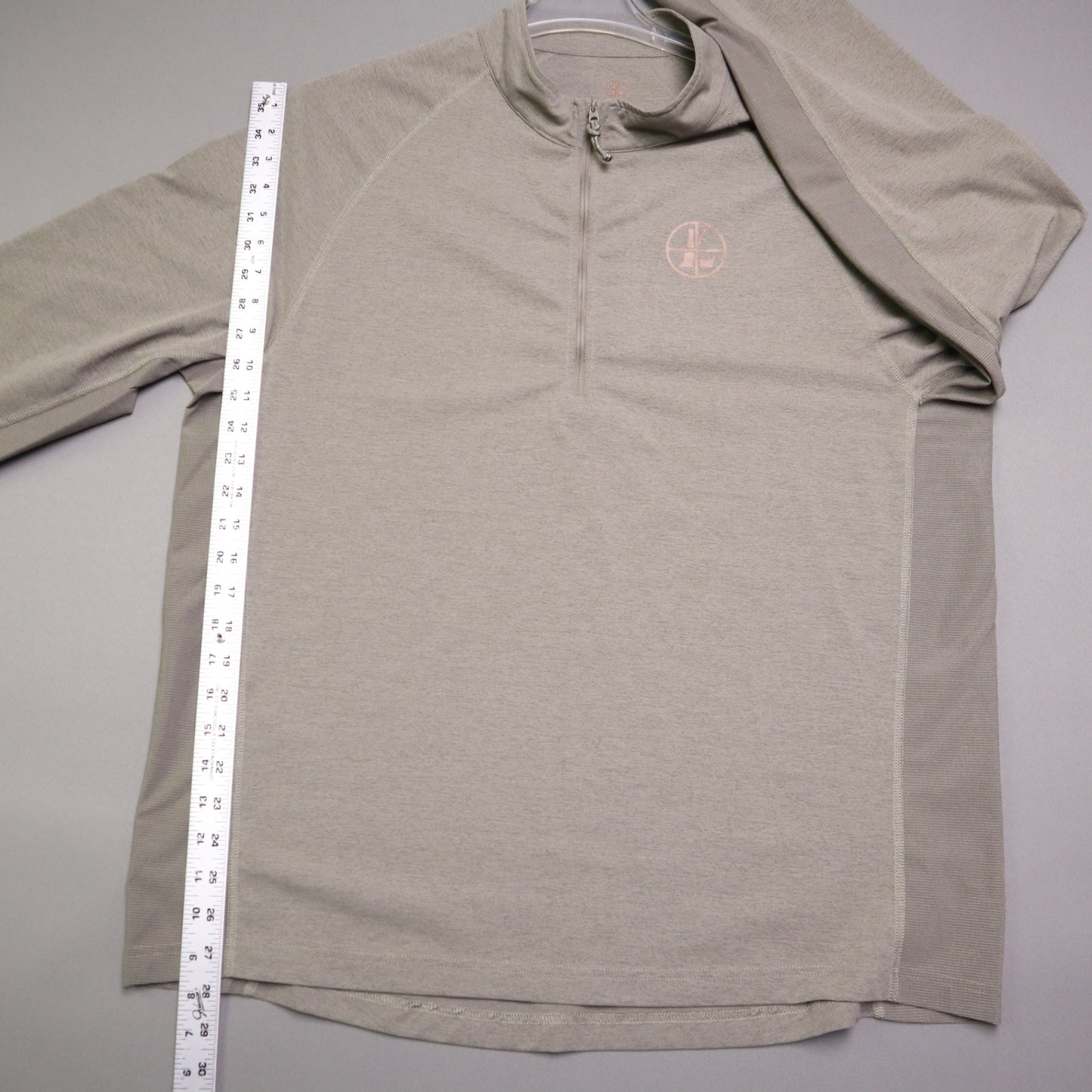 Leupold Mens XXL Gray 1/4 Zip Pullover Long Sleeve Performance Shooting Shirt
