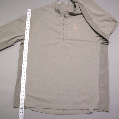 Leupold Mens XXL Gray 1/4 Zip Pullover Long Sleeve Performance Shooting Shirt