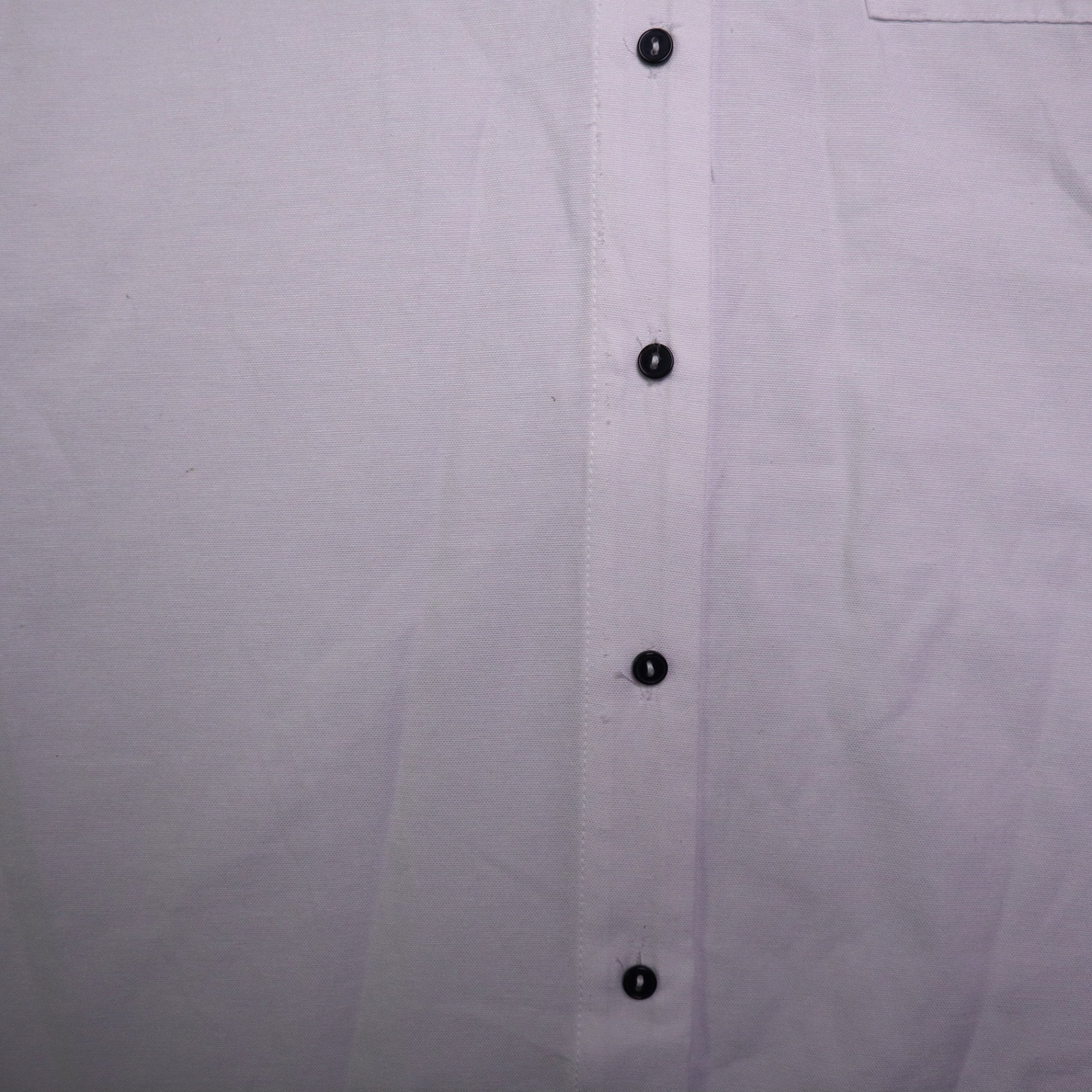 Zara Womens Small White Military Stripe Roll Tab Sleeve Oversized Tunic Shirt S