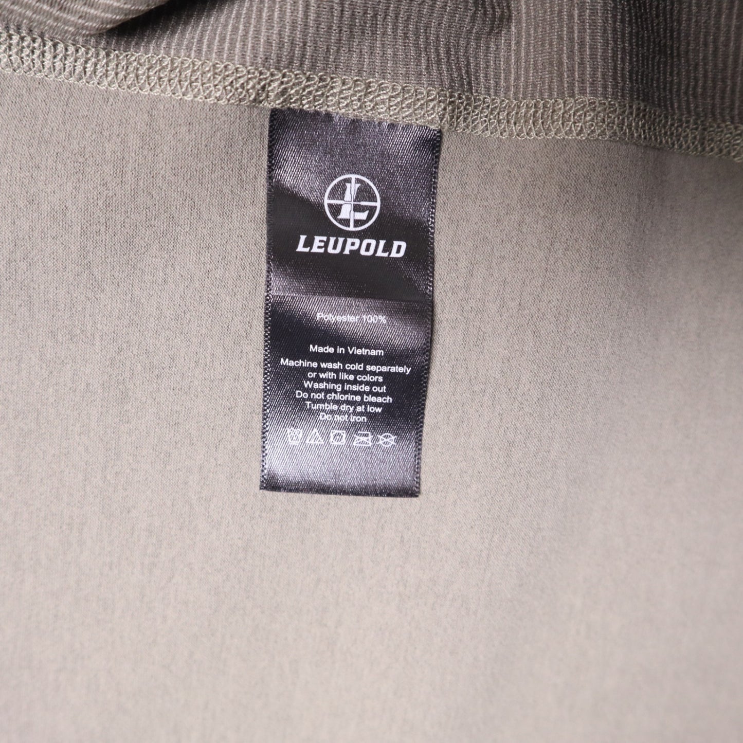 Leupold Mens XXL Gray 1/4 Zip Pullover Long Sleeve Performance Shooting Shirt