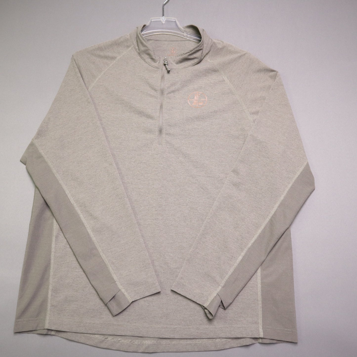 Leupold Mens XXL Gray 1/4 Zip Pullover Long Sleeve Performance Shooting Shirt