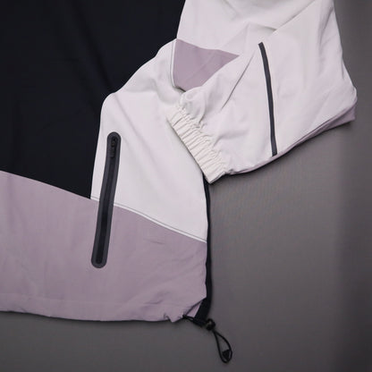 NWT Under Armour Womens 3X Unstoppable Colorblock Full Zip Track Jacket Purple