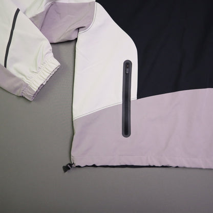 NWT Under Armour Womens 3X Unstoppable Colorblock Full Zip Track Jacket Purple