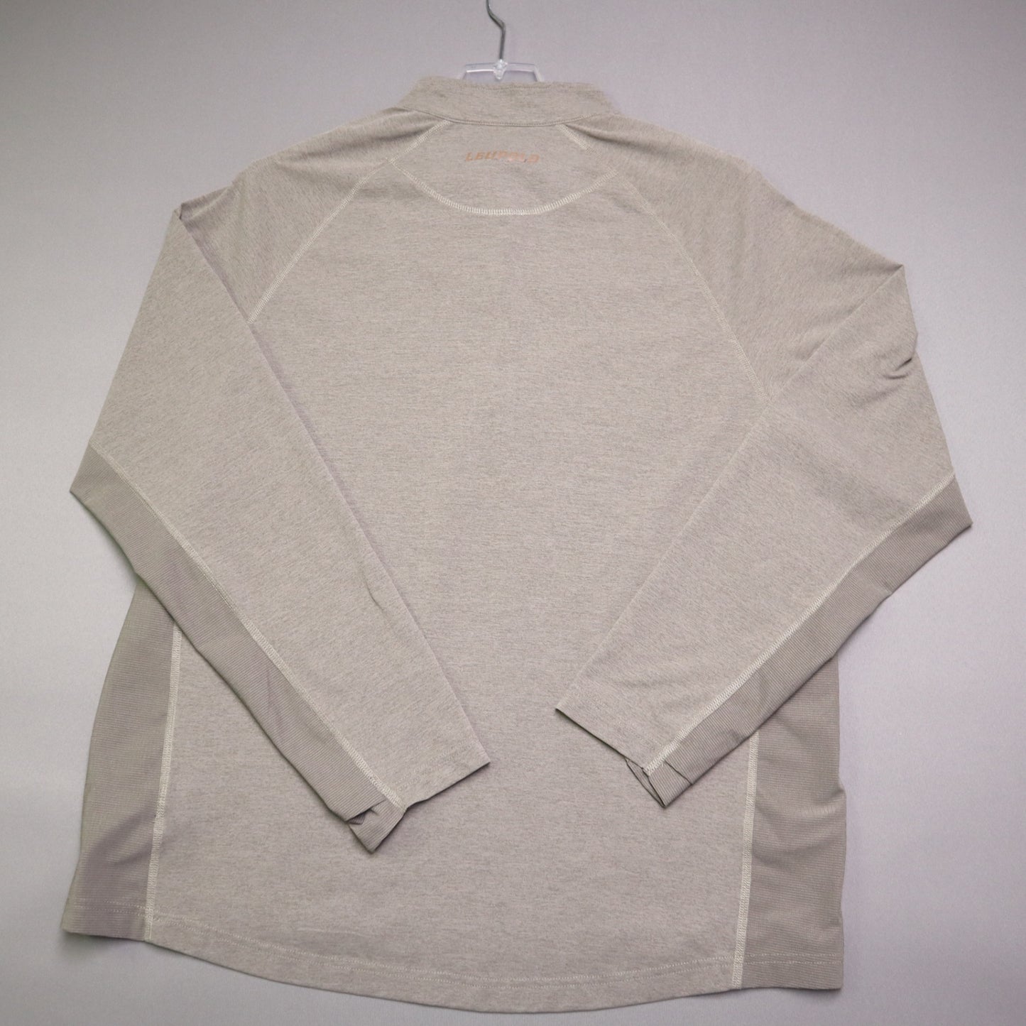 Leupold Mens XXL Gray 1/4 Zip Pullover Long Sleeve Performance Shooting Shirt