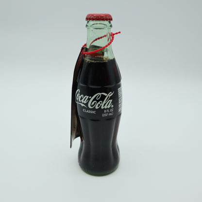 2003 Outback Steakhouse 15th Anniversary Coca Cola Bottle Tube Canister Hangtag
