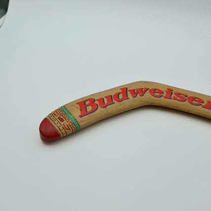 Vintage Budweiser Boomerang Beer Tap Handle Outback Steakhouse Promo Bar Pull