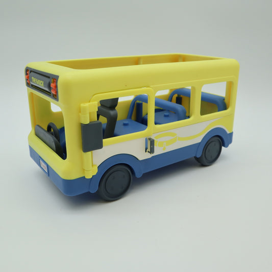Moose Toys Bluey Bus Vehicle Yellow Brisbane Adventure School Bus Toy Loose