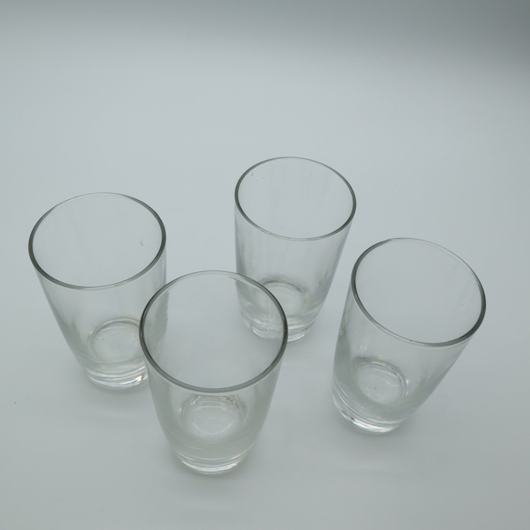 Libbey Classic 8 oz Clear Glass Tumblers Juice Water Glasses Set of 4 In Box