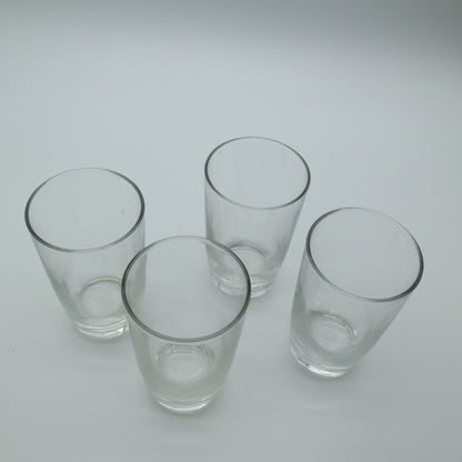 Libbey Classic 8 oz Clear Glass Tumblers Juice Water Glasses Set of 4 In Box