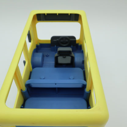 Moose Toys Bluey Bus Vehicle Yellow Brisbane Adventure School Bus Toy Loose
