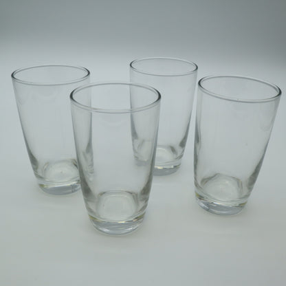 Libbey Classic 8 oz Clear Glass Tumblers Juice Water Glasses Set of 4 In Box