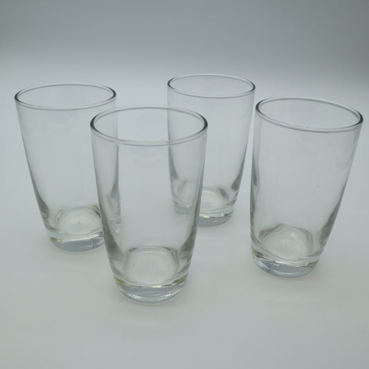 Libbey Classic 8 oz Clear Glass Tumblers Juice Water Glasses Set of 4 In Box