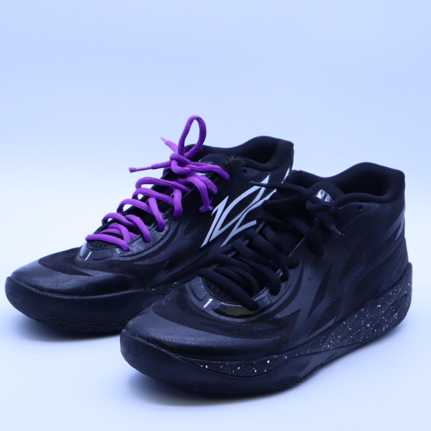 Puma MB.02 LaMelo Ball Oreo Mens 11.5 Black White Basketball Shoes 379420-01