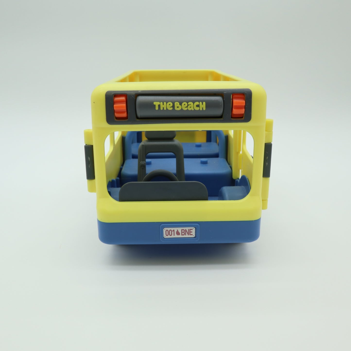 Moose Toys Bluey Bus Vehicle Yellow Brisbane Adventure School Bus Toy Loose