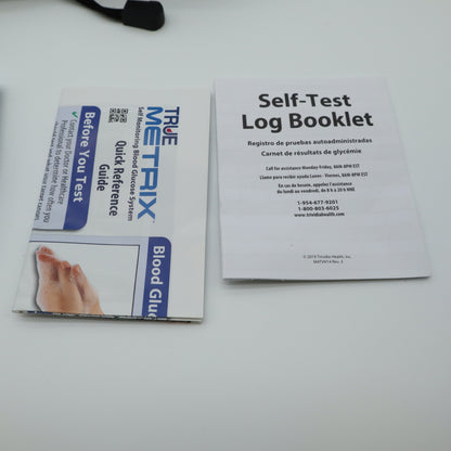 HEB inControl TRUE METRIX Blood Glucose Meter Monitor Kit Case TRUEdraw Manuals