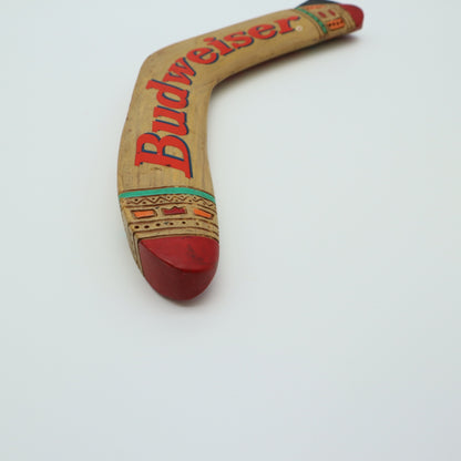 Vintage Budweiser Boomerang Beer Tap Handle Outback Steakhouse Promo Bar Pull