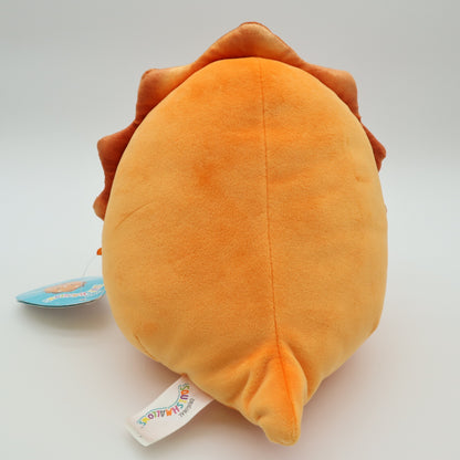 Squishmallows Lyan the Orange Triceratops Dinosaur Plush 7.5 Inch NWT S7 #1605
