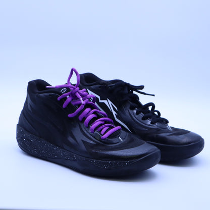 Puma MB.02 LaMelo Ball Oreo Mens 11.5 Black White Basketball Shoes 379420-01