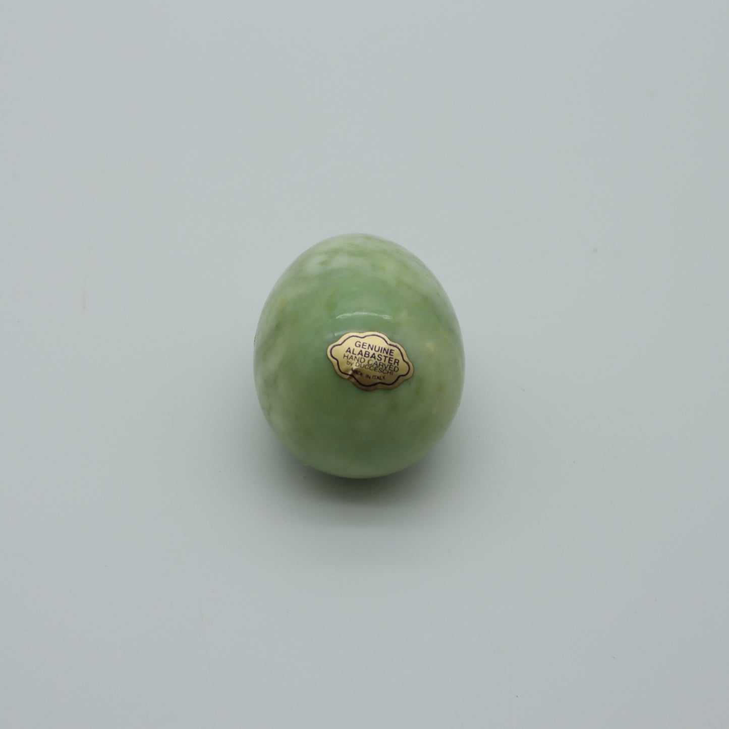 Vintage Ducceschi Italian Alabaster Stone Eggs Lot 9 Hand Carved Italy Easter
