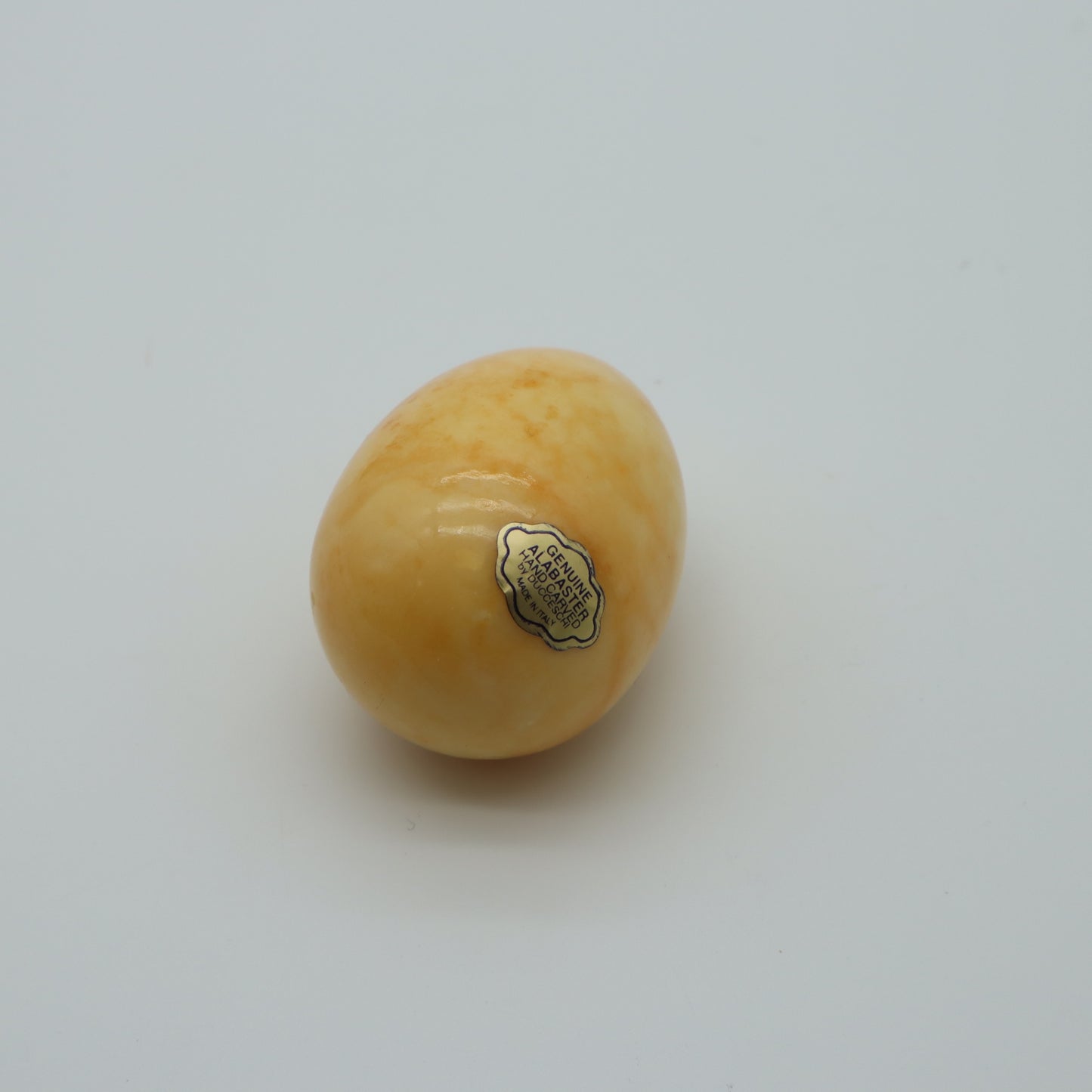 Vintage Ducceschi Italian Alabaster Stone Eggs Lot 9 Hand Carved Italy Easter