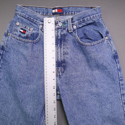 Vintage Tommy Hilfiger Jeans Size 6 Womens High Rise Mom Straight Medium Wash 90s