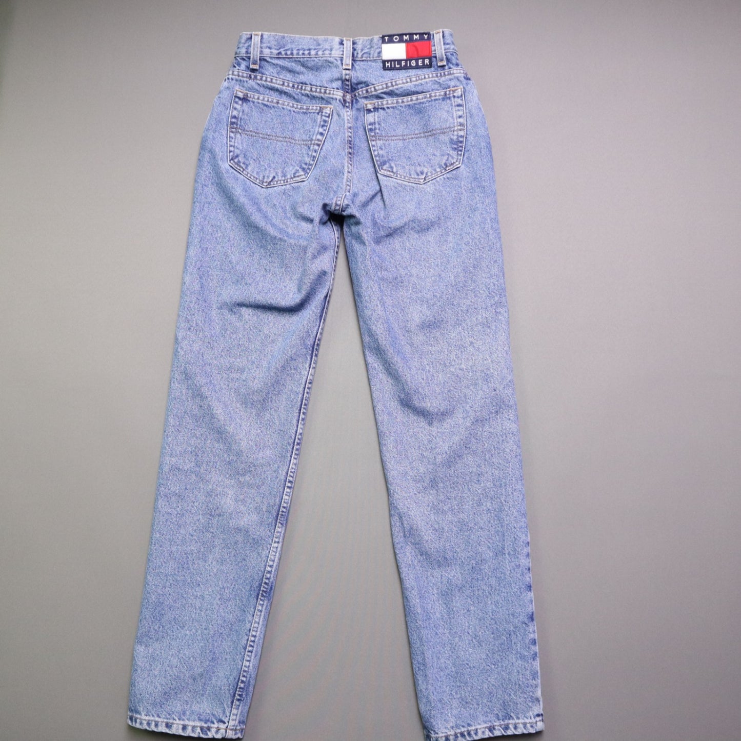 Vintage Tommy Hilfiger Jeans Size 6 Womens High Rise Mom Straight Medium Wash 90s