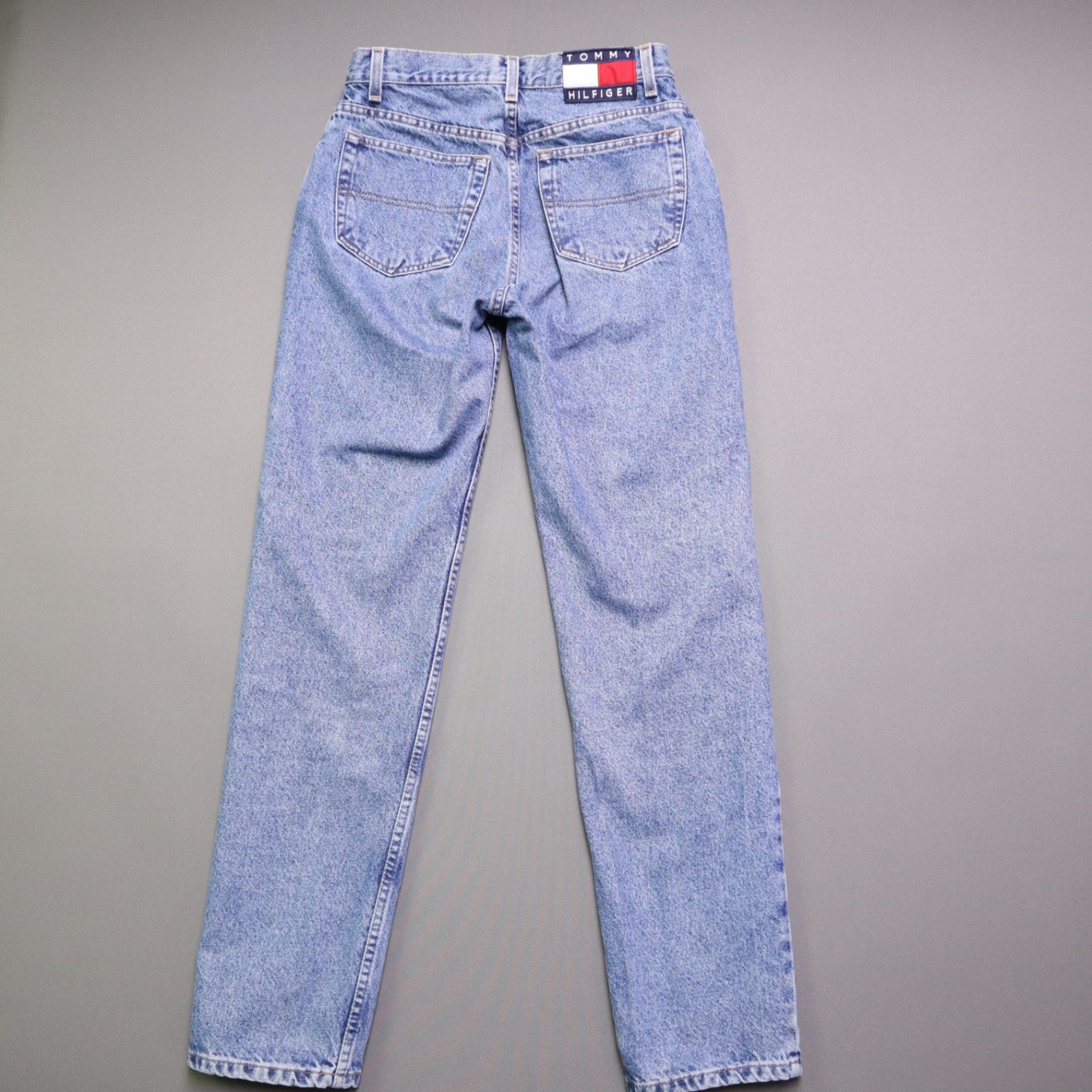 Vintage Tommy Hilfiger Jeans Size 6 Womens High Rise Mom Straight Medium Wash 90s