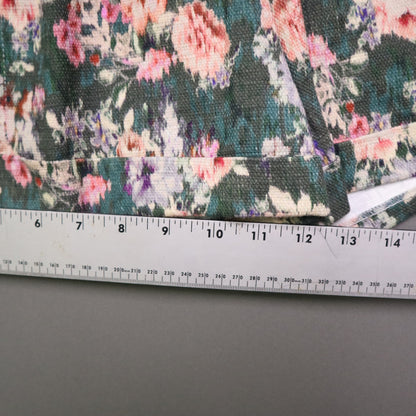 Opullence Paris Womens Size Small High Waisted Tapestry Floral Pleated Shorts
