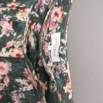 Opullence Paris Womens Size Small High Waisted Tapestry Floral Pleated Shorts