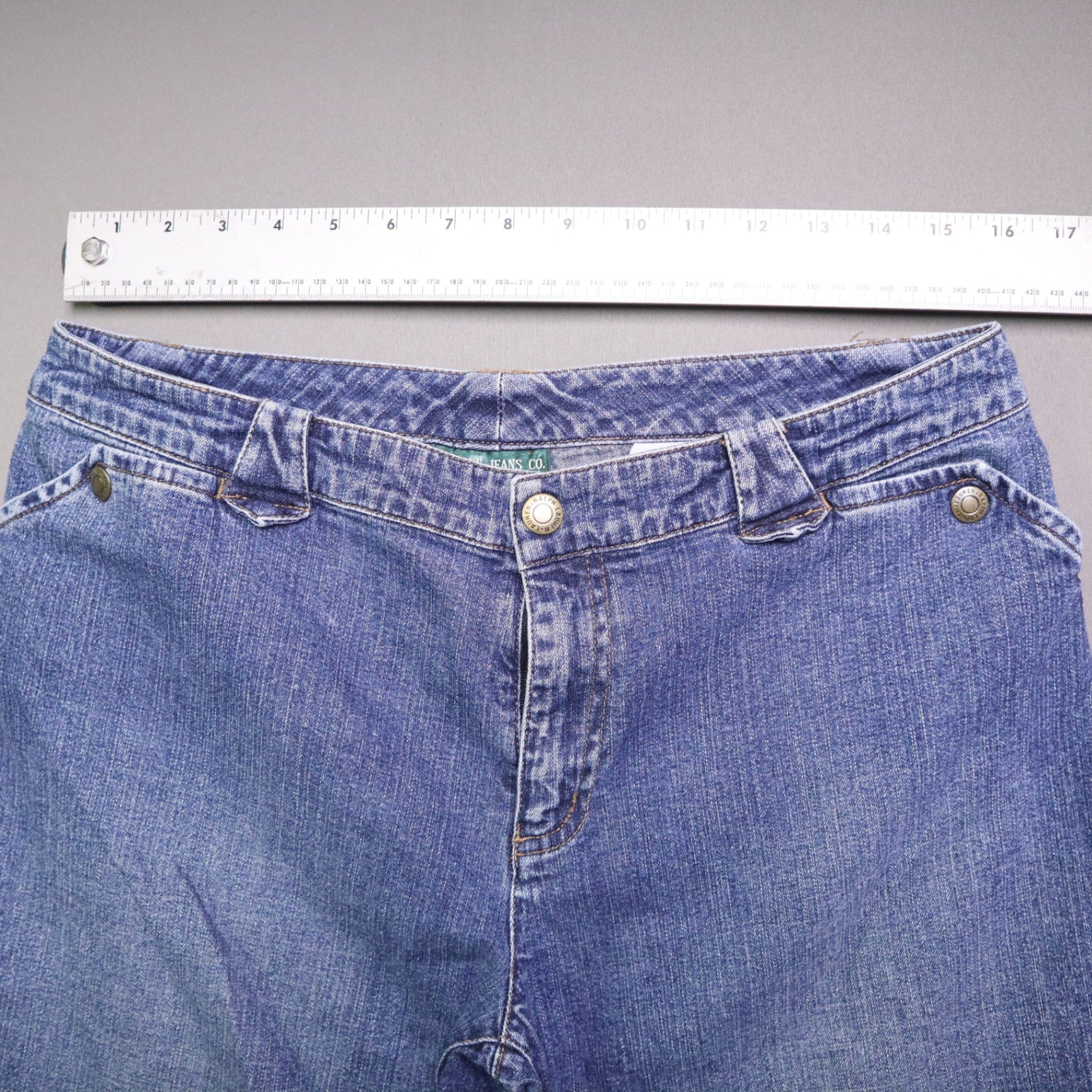 Lauren Jeans Co Ralph Lauren Womens Size 10 Medium Wash Bootcut Flare Jeans