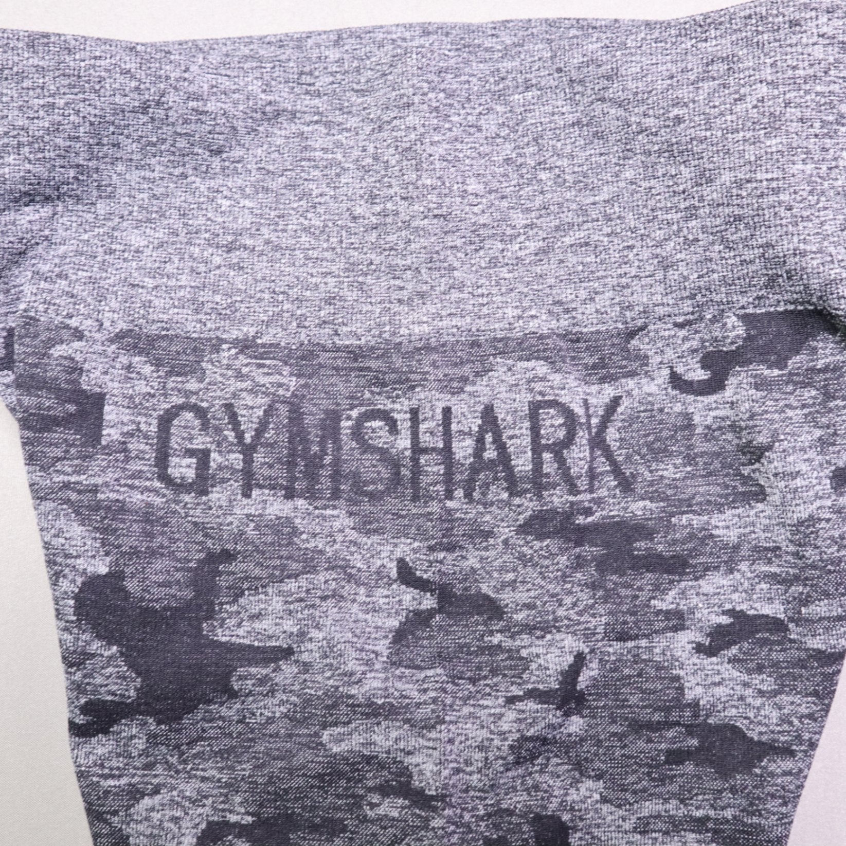 Gymshark Womens Size M Grey Black Camo Seamless High Waist Workout Leggings