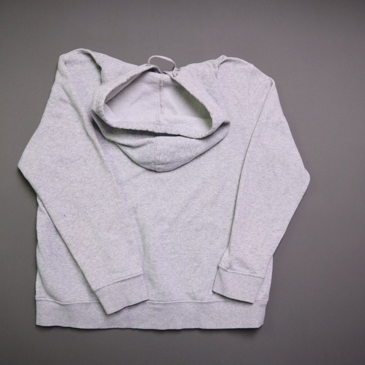 GAP 1969 Womens Medium Hoodie Sweatshirt Gray Spellout Arch Logo Pullover
