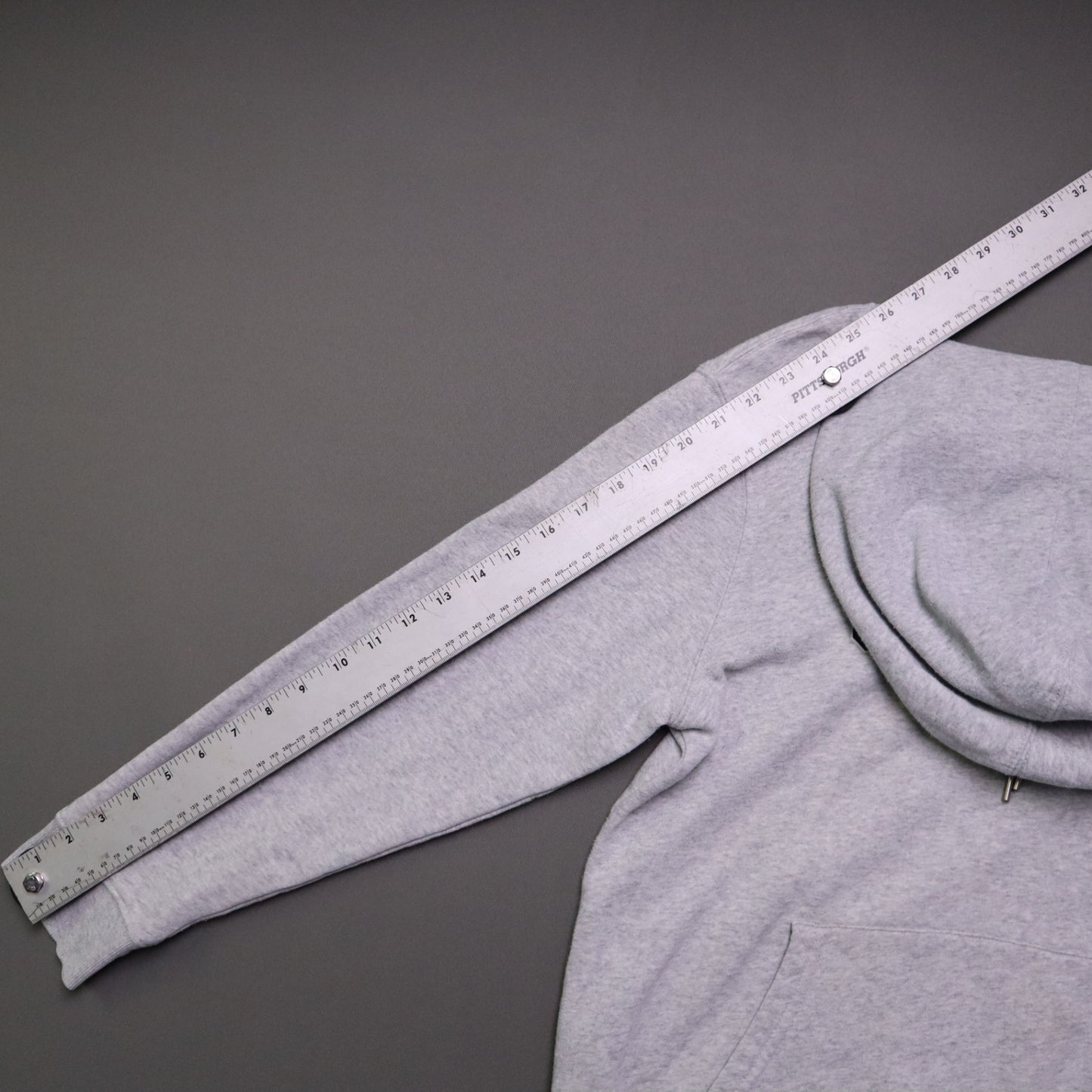 GAP 1969 Womens Medium Hoodie Sweatshirt Gray Spellout Arch Logo Pullover