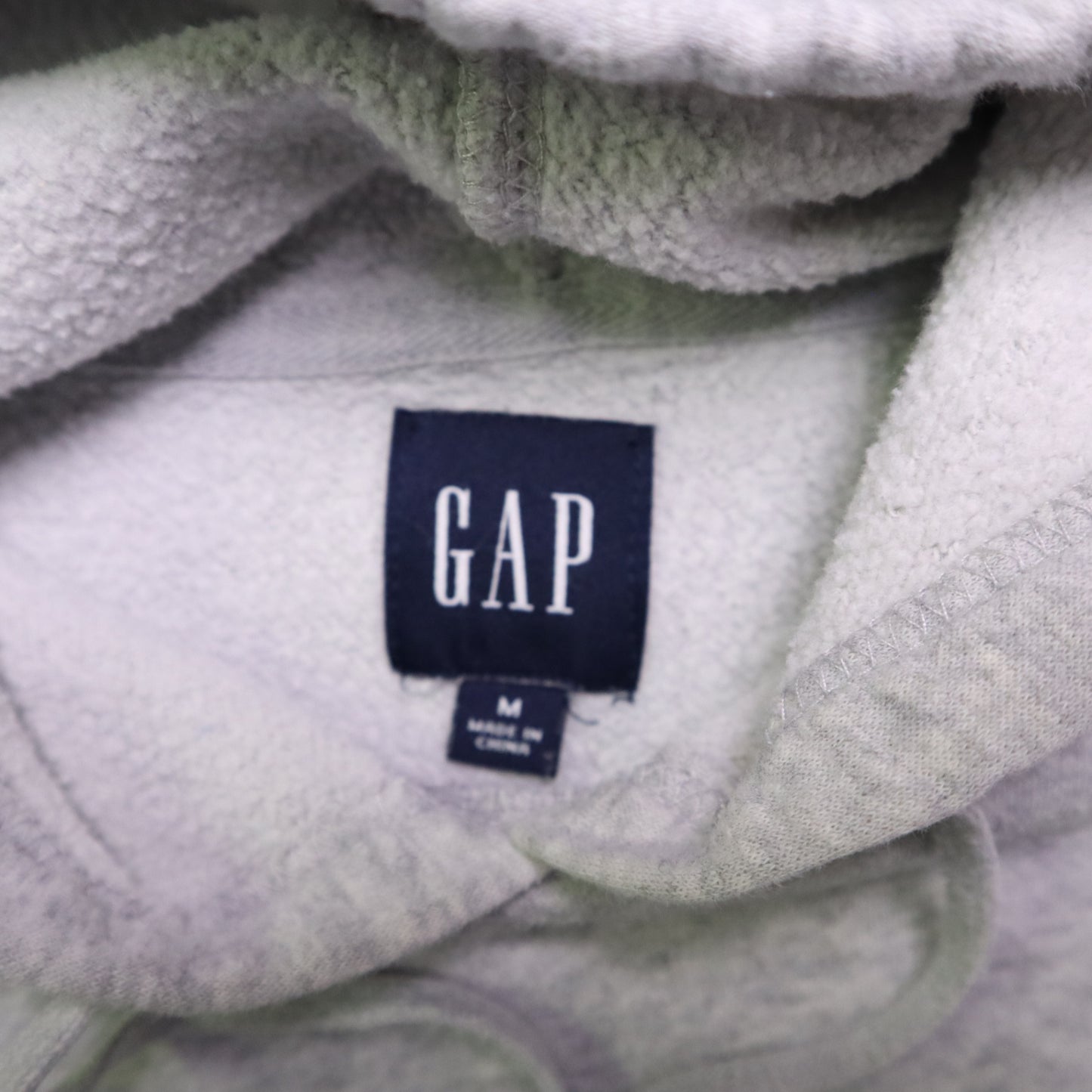 GAP 1969 Womens Medium Hoodie Sweatshirt Gray Spellout Arch Logo Pullover