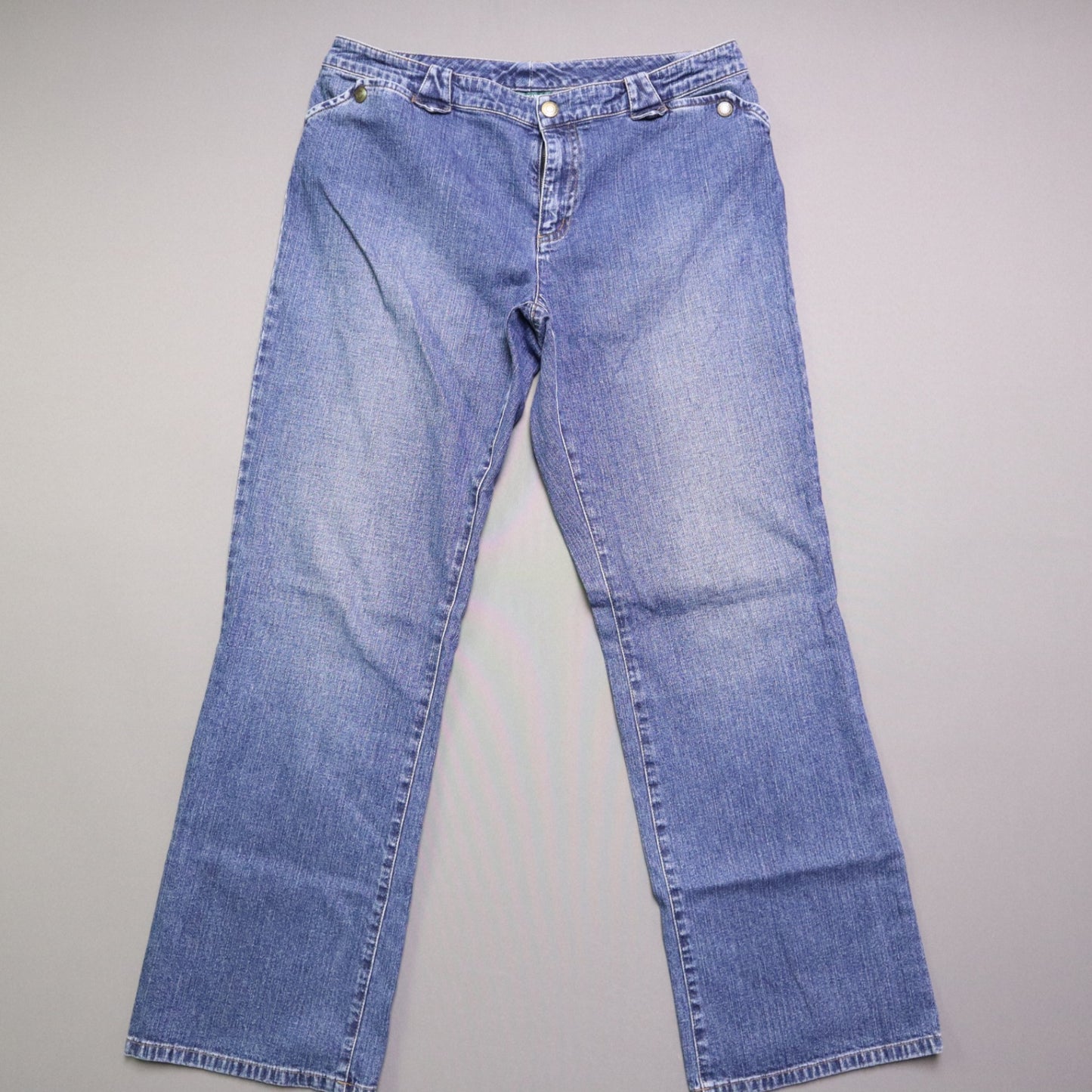Lauren Jeans Co Ralph Lauren Womens Size 10 Medium Wash Bootcut Flare Jeans