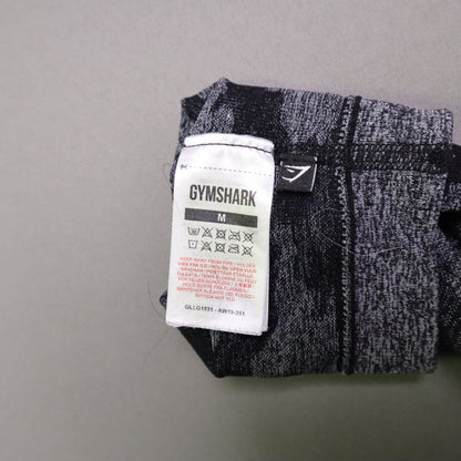 Gymshark Womens Size M Grey Black Camo Seamless High Waist Workout Leggings