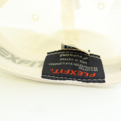 TravisMathew Official Drinking Team Hat Flexfit Fitted Cap Off White S-M