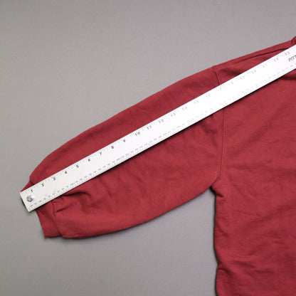 Free Assembly Womens XXL Sweatshirt Dress Red Crewneck French Terry Mini Tunic