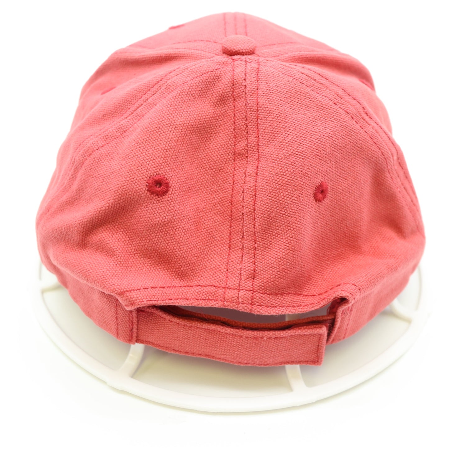 New Directions Red Smiley Face Patch Baseball Cap Adjustable Strap Dad Hat