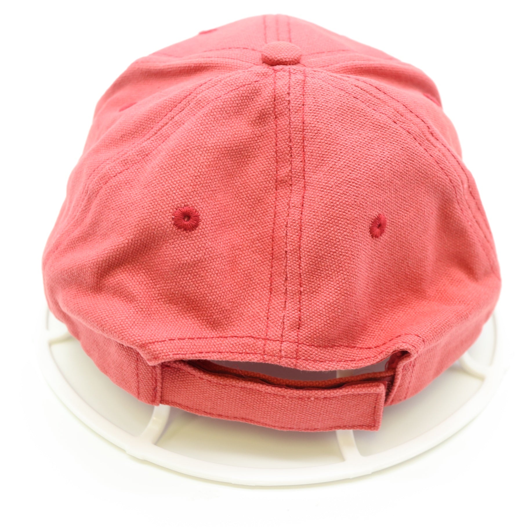 New Directions Red Smiley Face Patch Baseball Cap Adjustable Strap Dad Hat