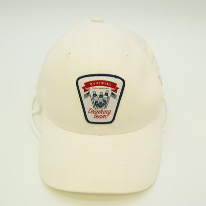 TravisMathew Official Drinking Team Hat Flexfit Fitted Cap Off White S-M