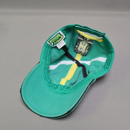 Jamaican Bobsled Team Embroidered Hat Green Cotton Strapback Cap