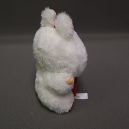 POP MART The Monsters Labubu Coca-Cola Series Plush Pendant Keychain White Bunny