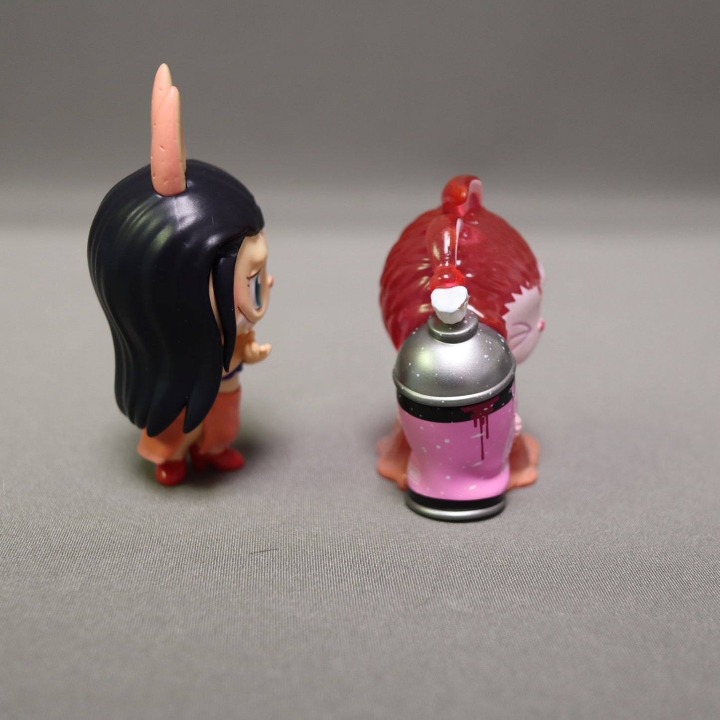 POP MART Blind Box Vinyl Figures Lot Labubu Spray Paint & One Piece Zimomo